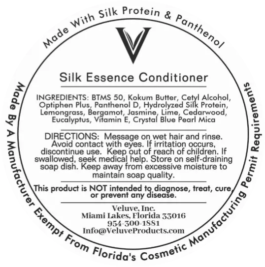Silk Essence Conditioner Bar With Silk & Panthenol 3 oz - Veluve