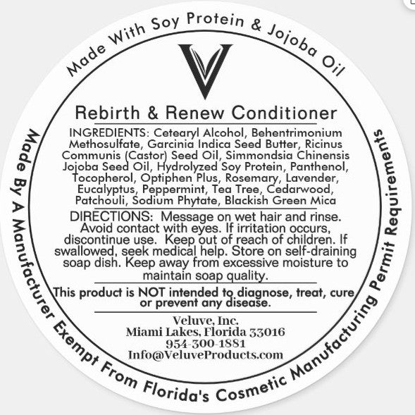 Rebirth & Renew Artisan Conditioner Bar | Soy + Jojoba Oil