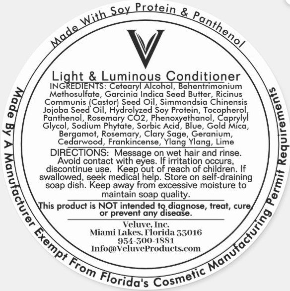Light & Luminous Artisan Conditioner Bar | Soy + Panthenol