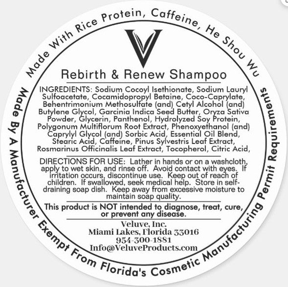 Veluve Botanical Scalp Care Solid Shampoo Bar Rainforest Essence