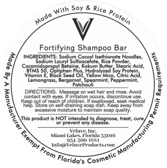 Fortifying Shampoo Bar With Soy & Rice Protein 3.7 oz