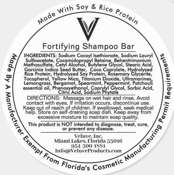 Fortifying Artisan Shampoo Bar - Soy & Rice Protein Cleanser