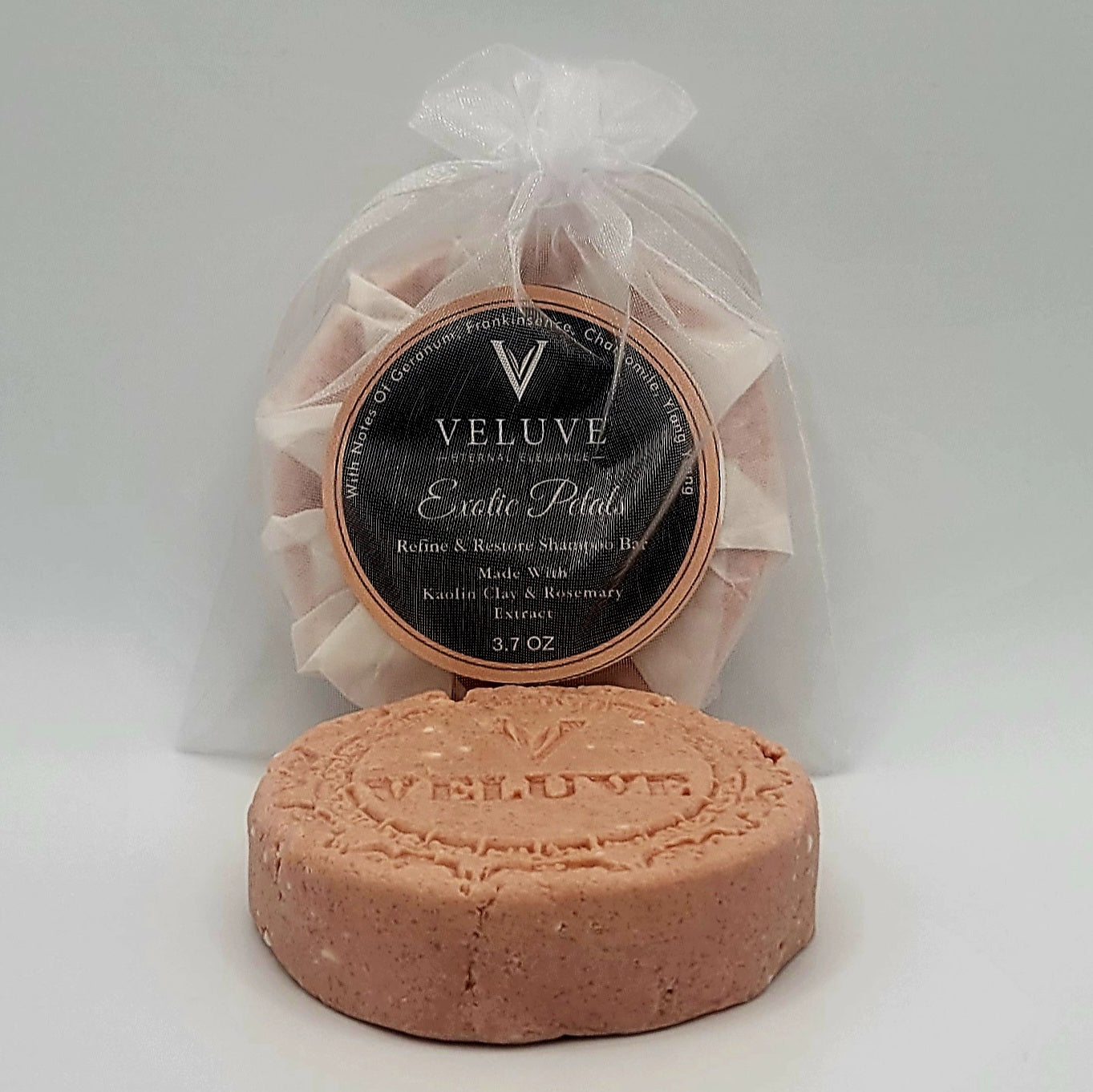 Exotic Petals Refine & Restore Artisan Shampoo Bar with Kaolin Clay & Soy Protein