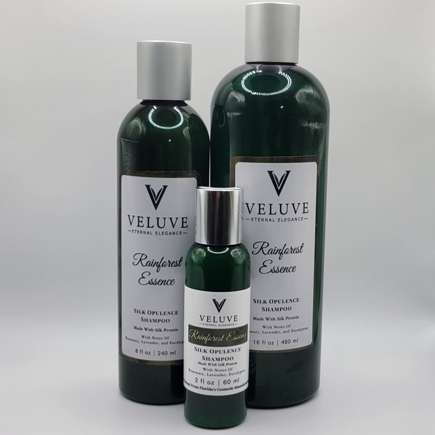 Silk Opulence Liquid Shampoo | Sulfate -Free Botanical Cleanser