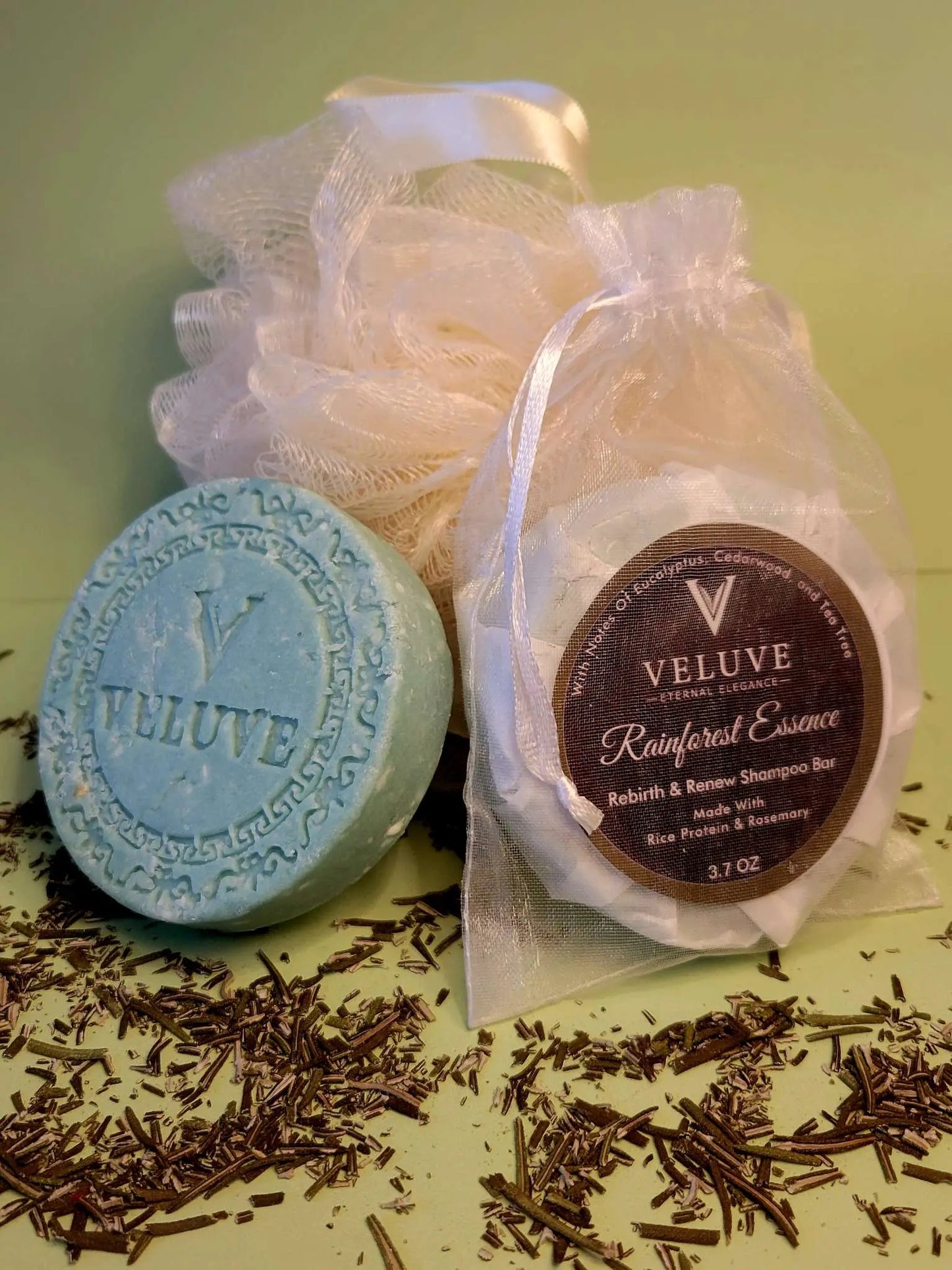 Rebirth & Renew Shampoo Bar With Rice Protein & Rosemary 3.7 oz