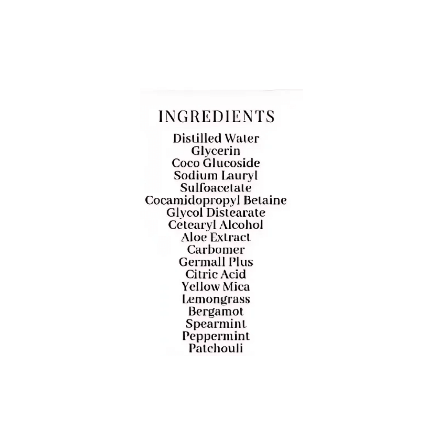 Spirit Cleanse Body Wash With Aloe Extract 2 oz, 8 oz, 16 oz