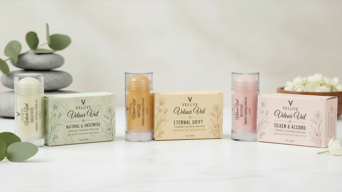 Velour Veil Balm Stick Face & Body Unscented | Ceramide, Calendula & Squalane Balm 1 oz