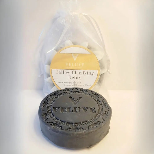 Clarifying & Detox Bar With Activated Charcoal 3.7 oz - Veluve