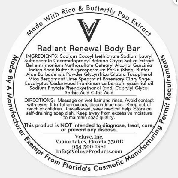 Radiant Renewal Body Bar | Rice + Aloe + Butterfly Pea Nourish & Illuminate