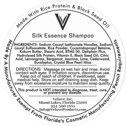 Silk Essence Shampoo Bar With Silk & Rice Protein 3.7 oz