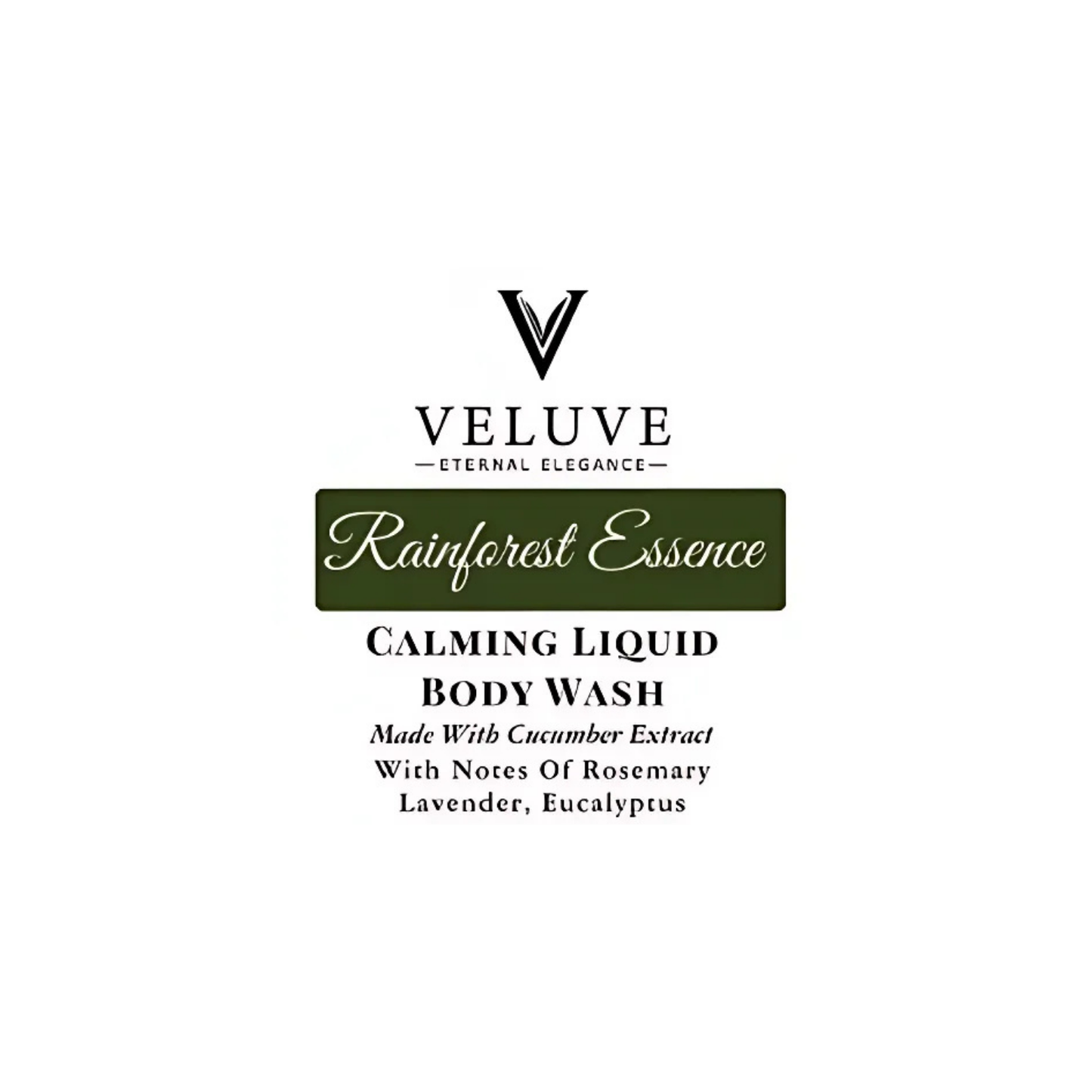 Calming Body Wash With Cucumber Extract 2 oz, 8 oz, 16 oz