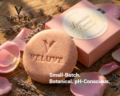 Veluve Lumière Essence Face & Body Bar | Botanical pH-Conscious Cleansing Bar