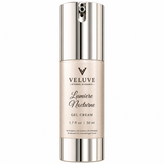 Veluve Lumière Nocturne Gel Cream | Overnight Botanical Renewal Moisturizer
