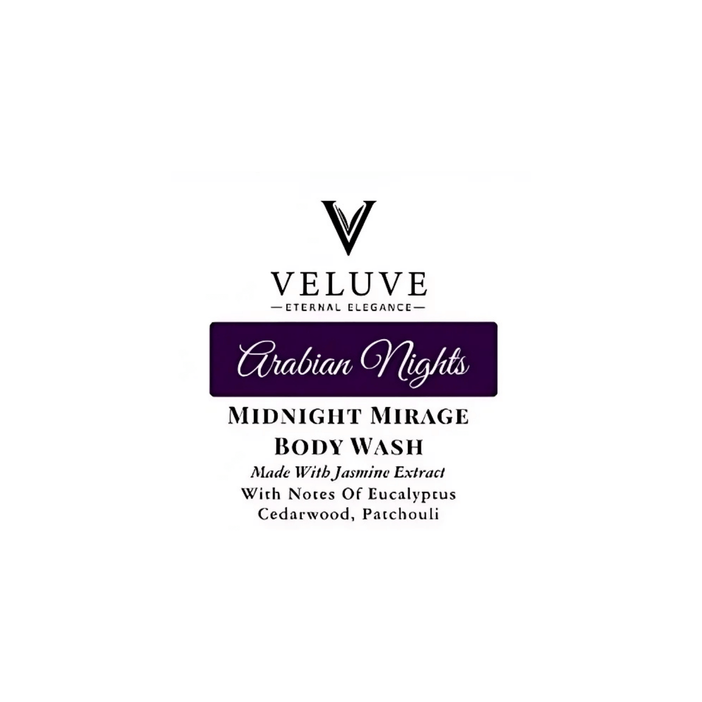 Midnight Mirage Body Wash With Jasmine Extract 2 oz, 8 oz, 16 oz