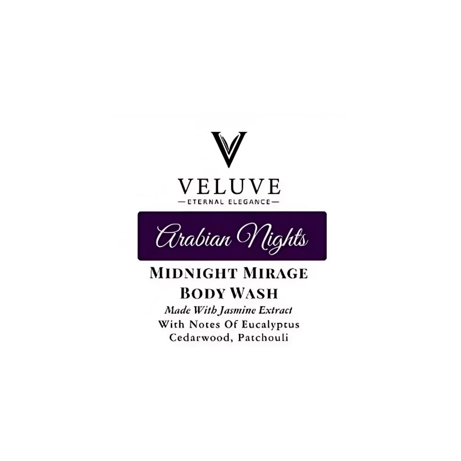 Midnight Mirage Body Wash With Jasmine Extract 2 oz, 8 oz, 16 oz