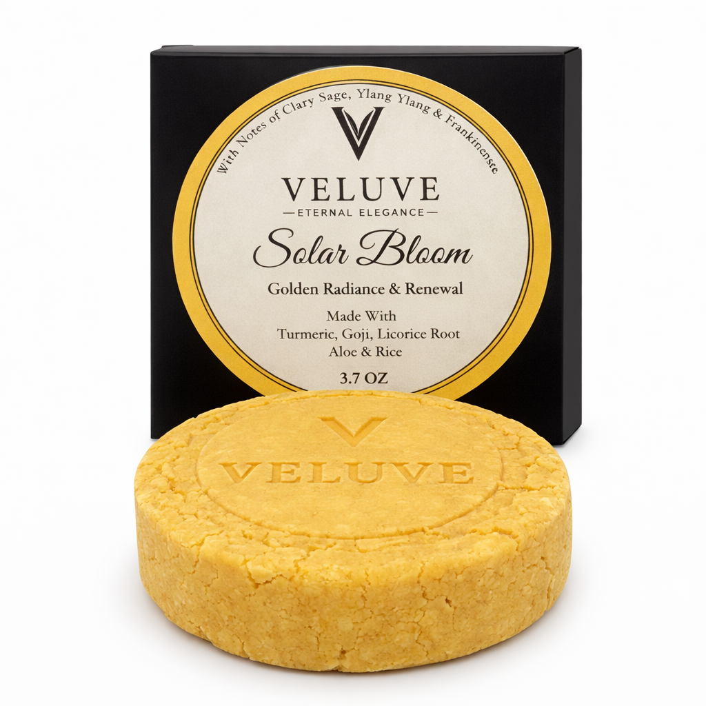 Solar Bloom Artisan Body Bar – Botanical Radiance Cleanser with Turmeric, Kojic Licorice & RIce