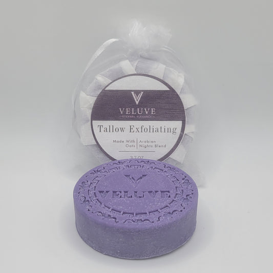 Tallow Exfoliating Bar | Oats-Infused Polish Cleanser