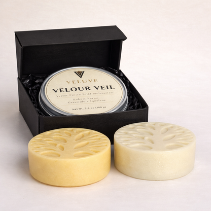 Velour Veil Dry Silk Moisturizer Body Bar | Mineral Reset Body Balm 3 oz