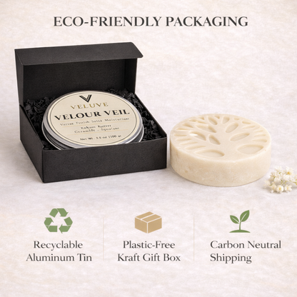 Velour Veil Dry Silk Moisturizer Body Bar | Mineral Reset Body Balm 3 oz