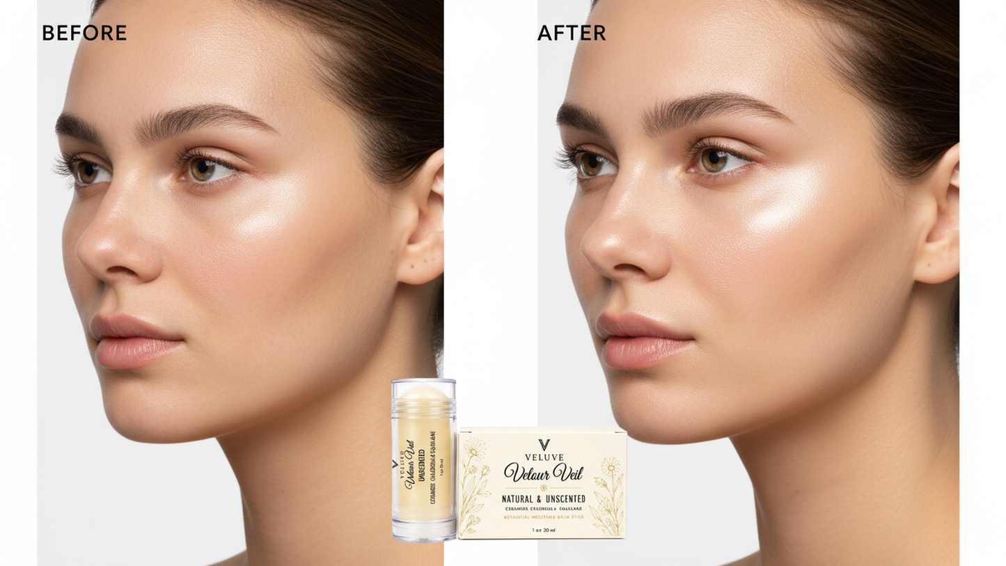 Velour Veil Balm Stick Face & Body Unscented | Ceramide, Calendula & Squalane Balm 1 oz