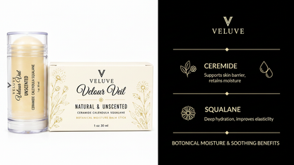 Velour Veil Balm Stick Face & Body Unscented | Ceramide, Calendula & Squalane Balm 1 oz